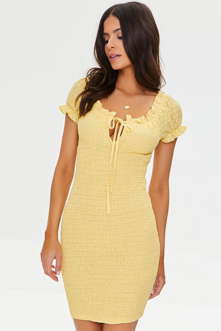 Yellow Bodycon Dress | Forever 21